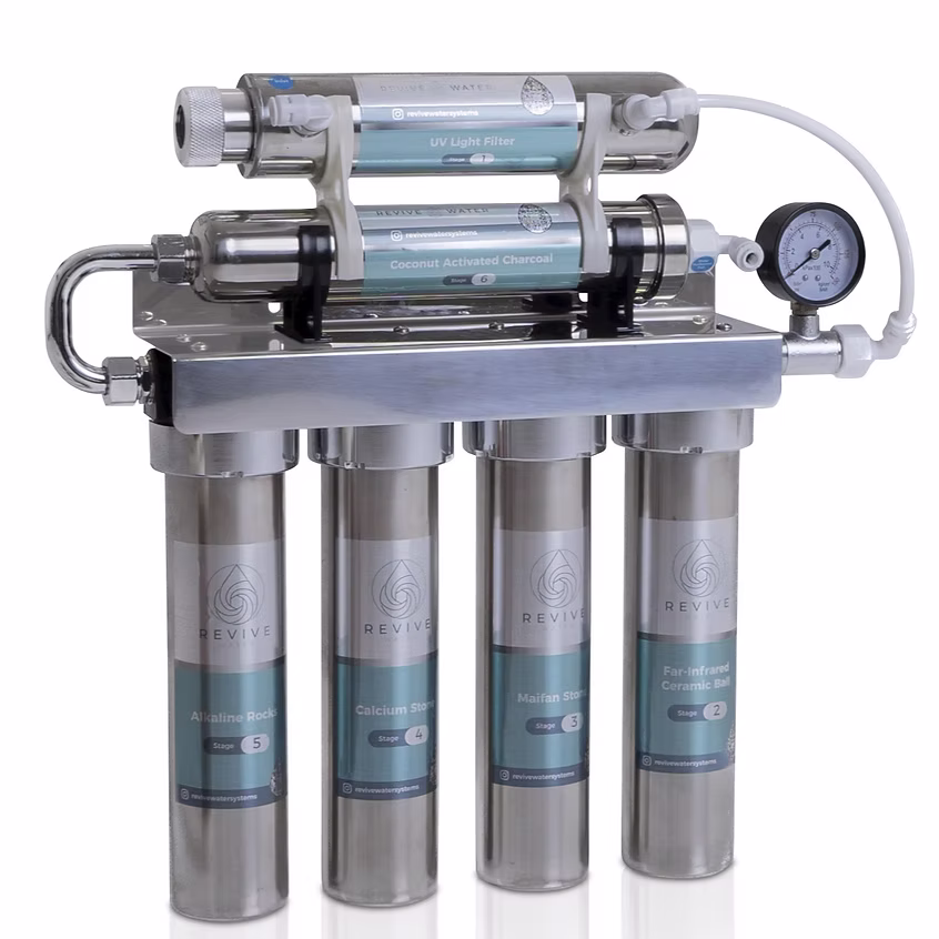 Revive Water remineralisation system with filters