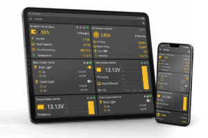 SUNBEAMsystem Multi Connect app on tablet and phone